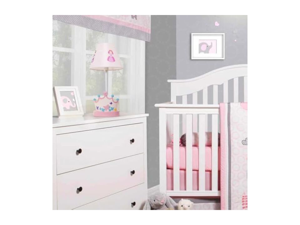 LED Princess Desk Lamp For Bedroom Bedside Desk Pink
