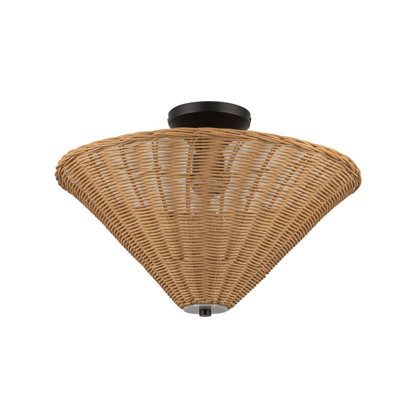 Bridgette 16 in Socket Semi Flush Mount image number 2