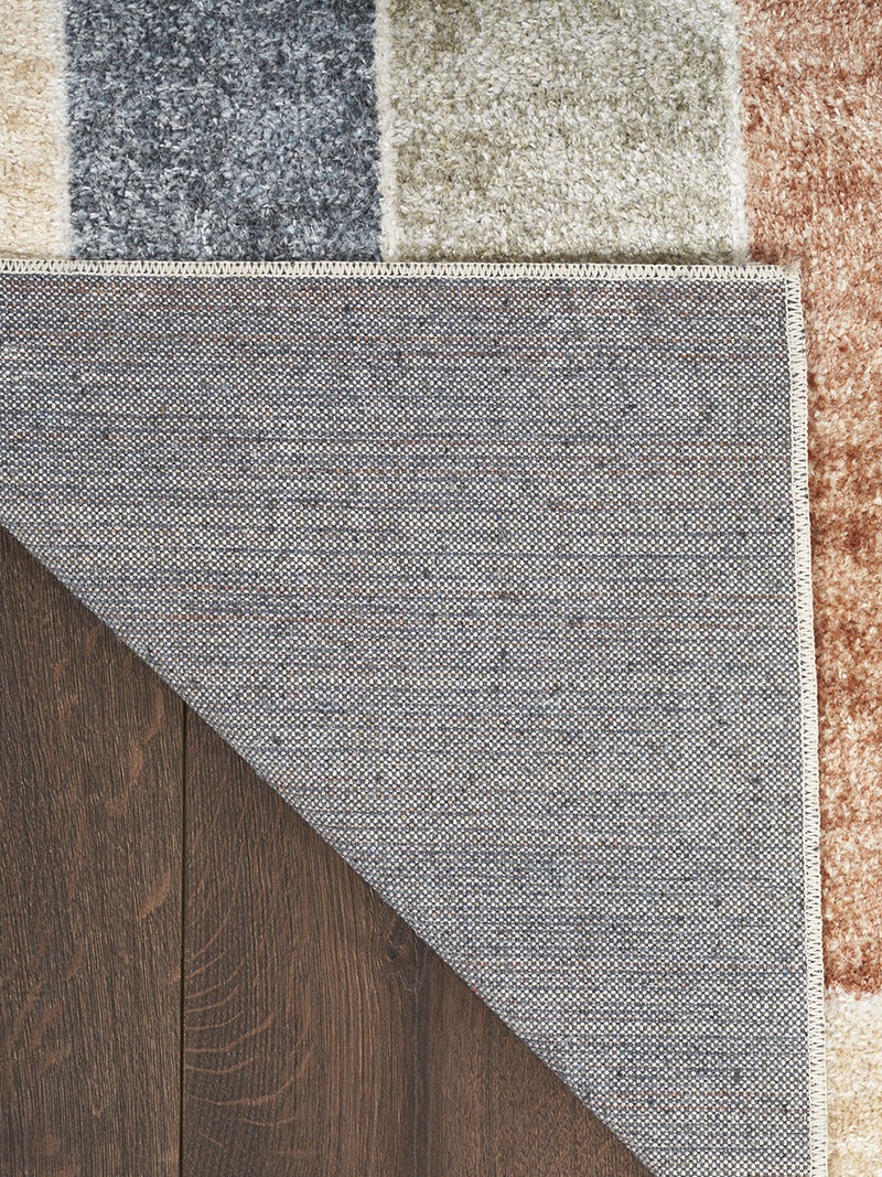 Astra Machine Washable ASW09 Multicolor 2'2" x 12' Rug