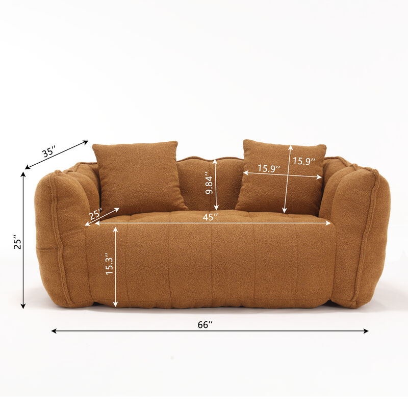 Large Square Beanbag Chair image number 2