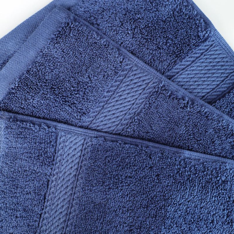 Egyptian Cotton Plush Bath Sheet Set of 2, Soft Absorbent Towels image number 2
