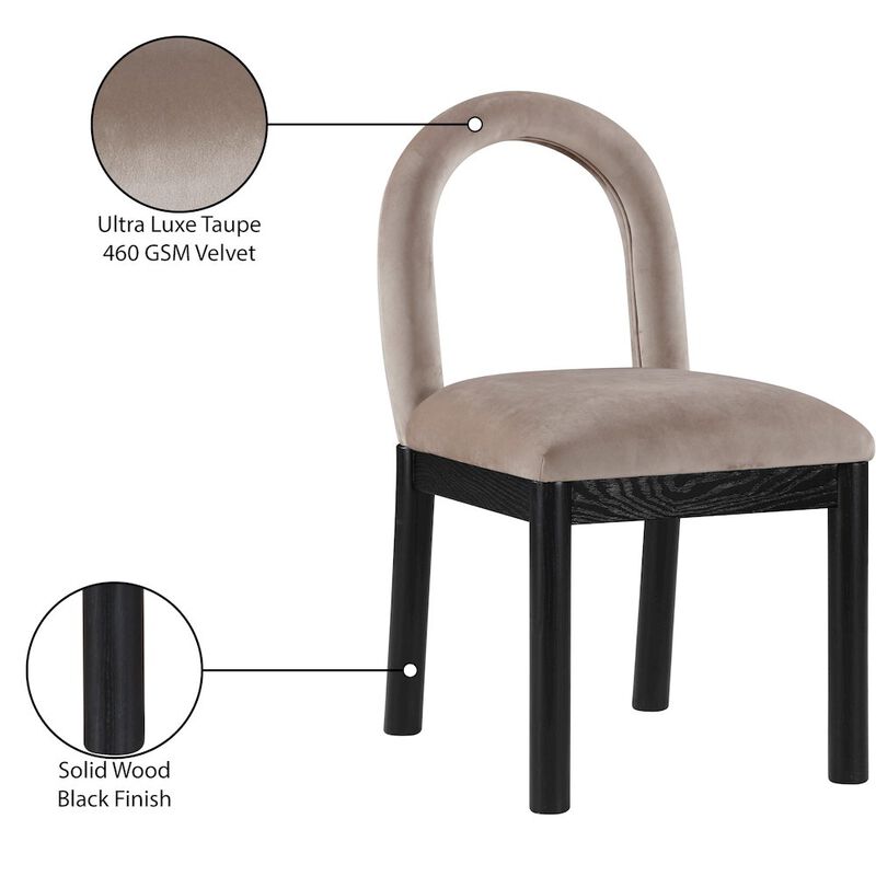 Meridian Furniture Conrad Velvet Dining Chair