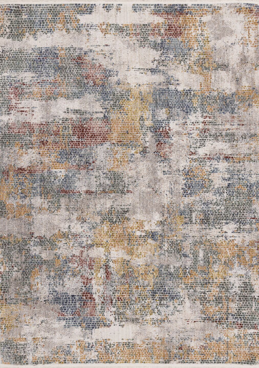 HomeRoots Abstract Area Rug