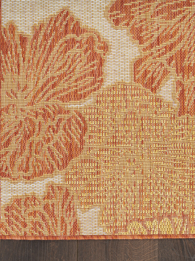 Garden Oasis GOA04 Coral 2' x 4' Rug