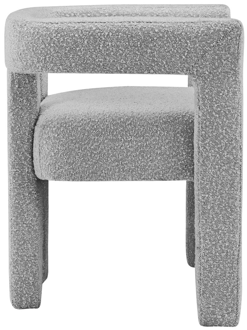 Meridian Furniture Athena Boucle Fabric Accent/Dining Chair