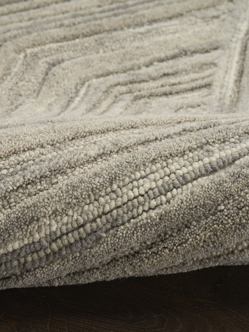 Graceful GRU03 Gray 3'9" x 5'9" Rug