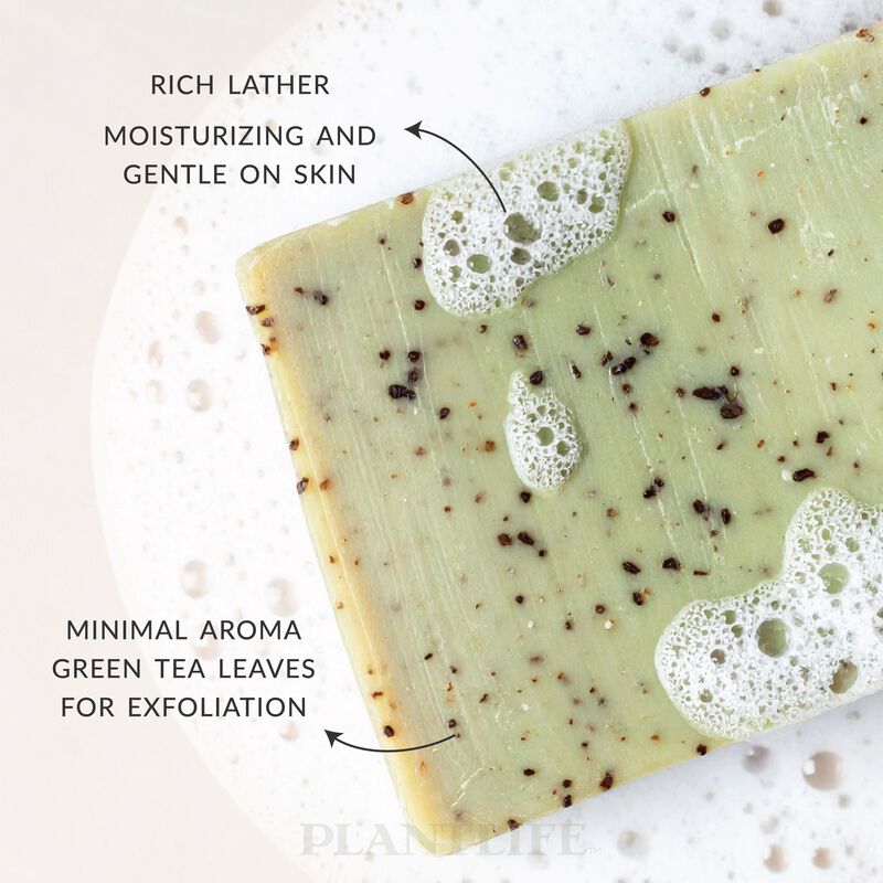 Plantlife Bar Soap - Green Tea image number 4