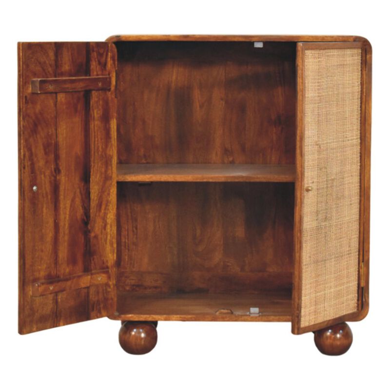 Larissa 2 Door Chestnut Cabinet image number 6