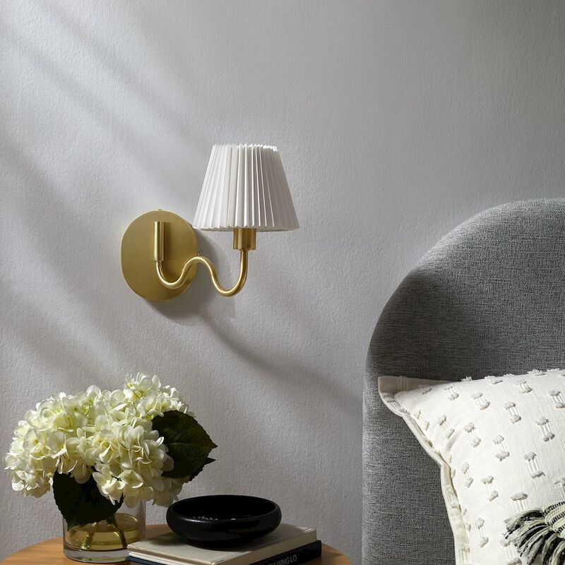 Wave Squiggle Arm Wall Sconce image number 9