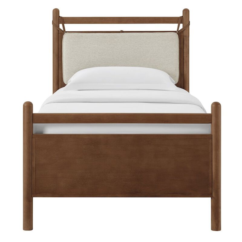Leni Twin Size Wood Platform Bed Frame image number 4