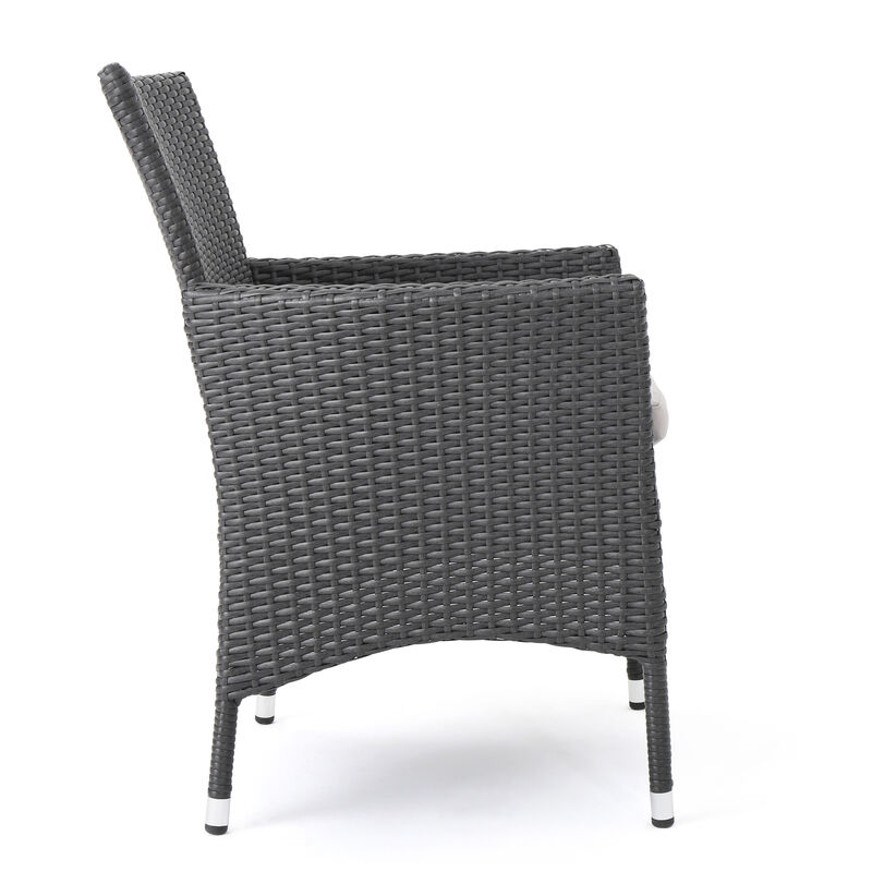 Merax 2 PCS Outdoor Wicker Dining Chairs