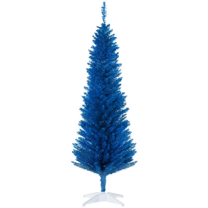 BreeBe 5FT Decorated Pencil Christmas Tree with 294 Tips