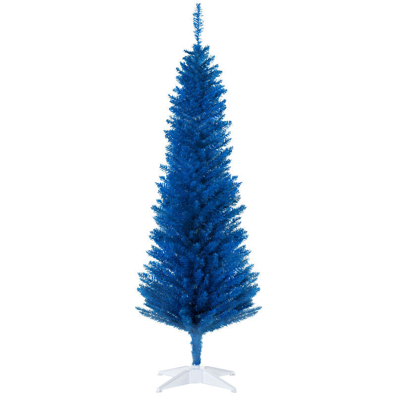 BreeBe 5FT Decorated Pencil Christmas Tree with 294 Tips image number 0