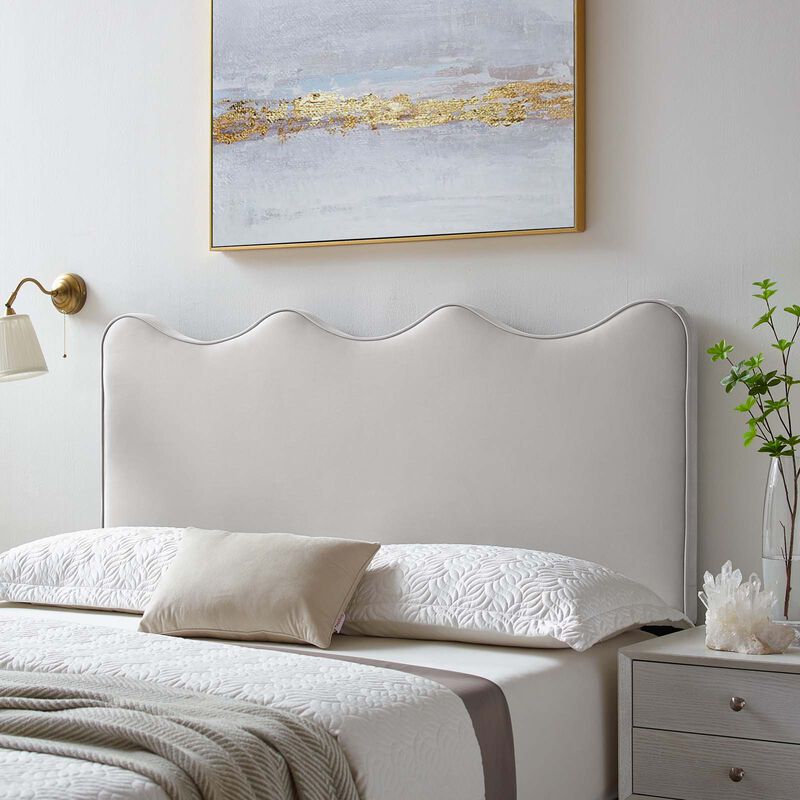 Athena Performance Velvet Twin Headboard image number 1