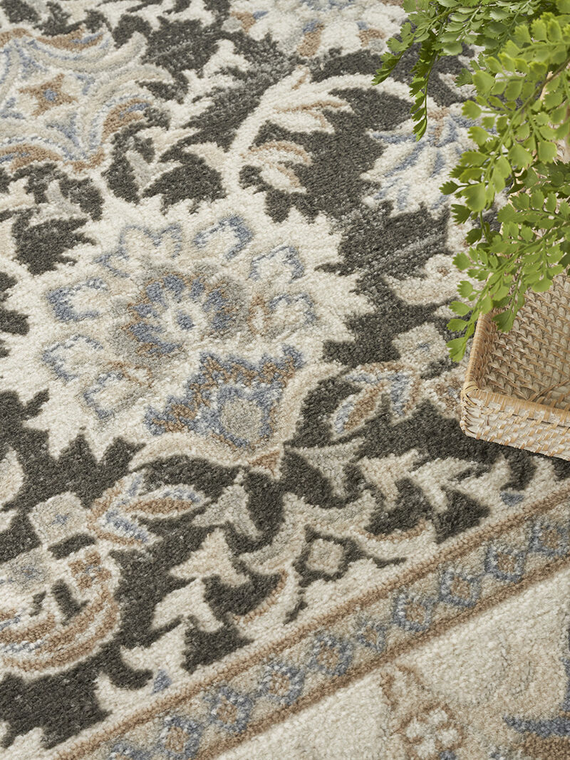 Serenity Home SRH02 Ivory/Gray/Blue 3'11" x 5'11" Rug