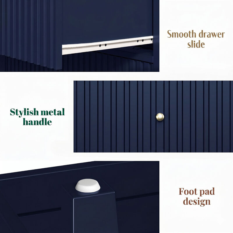 Bekkig Modern 3-Drawer Dresser image number 3