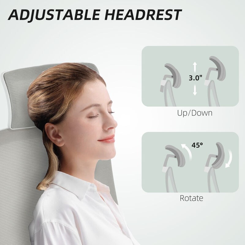 Adjustable Massage Office Chair with Lumbar Support for Home or Office