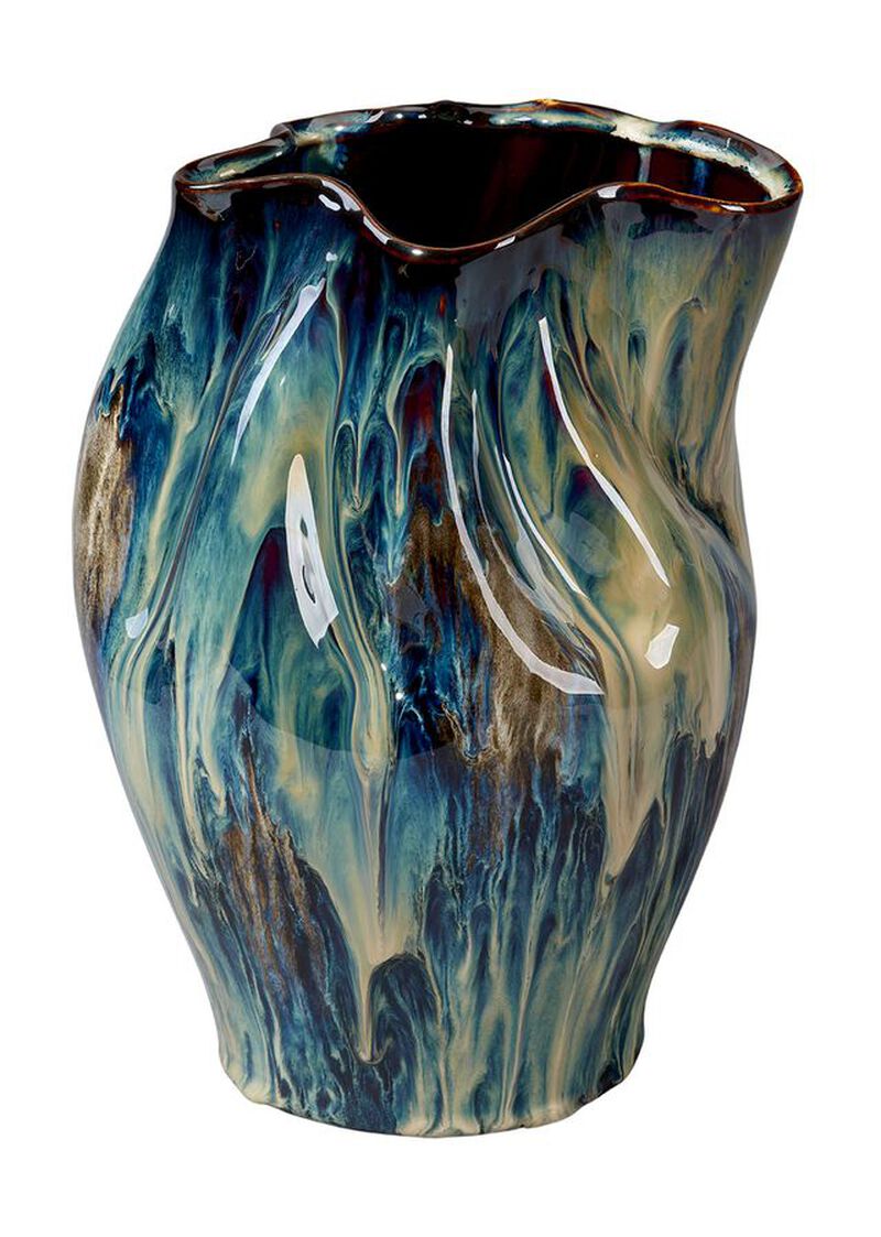 Medium Whirl Ceramic Vase