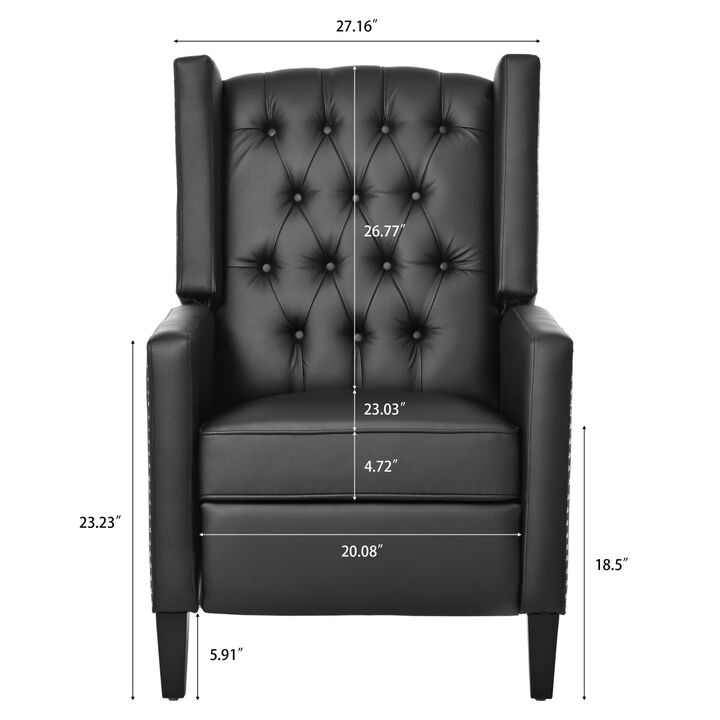 27.16" Wide Manual Wing Chair Recliner