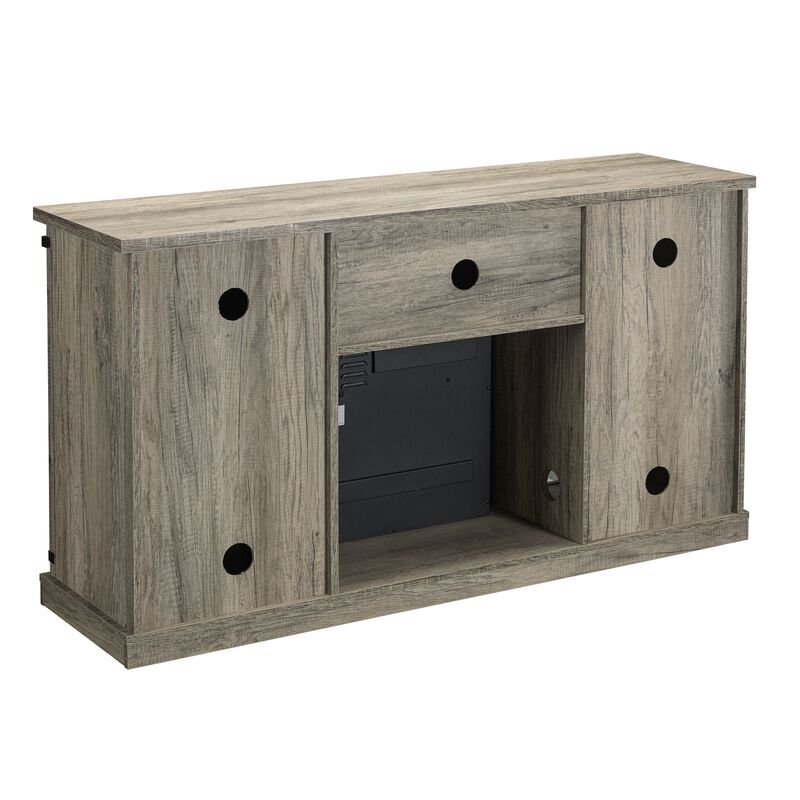 FESTIVO 54 in. TV Stand Console for TVs up to 60 in. with Electric Fireplace