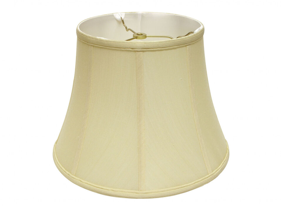 Hivvago 16" Antique White Altered Bell Monay Shantung Lampshade