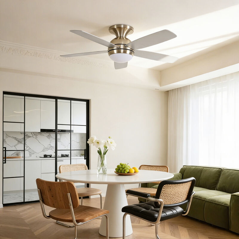 ELEMENT ACE 52 Inch 5 Blade Reversible Ceiling Fan With Dimmable LED Light Kit and Remote Control image number 4