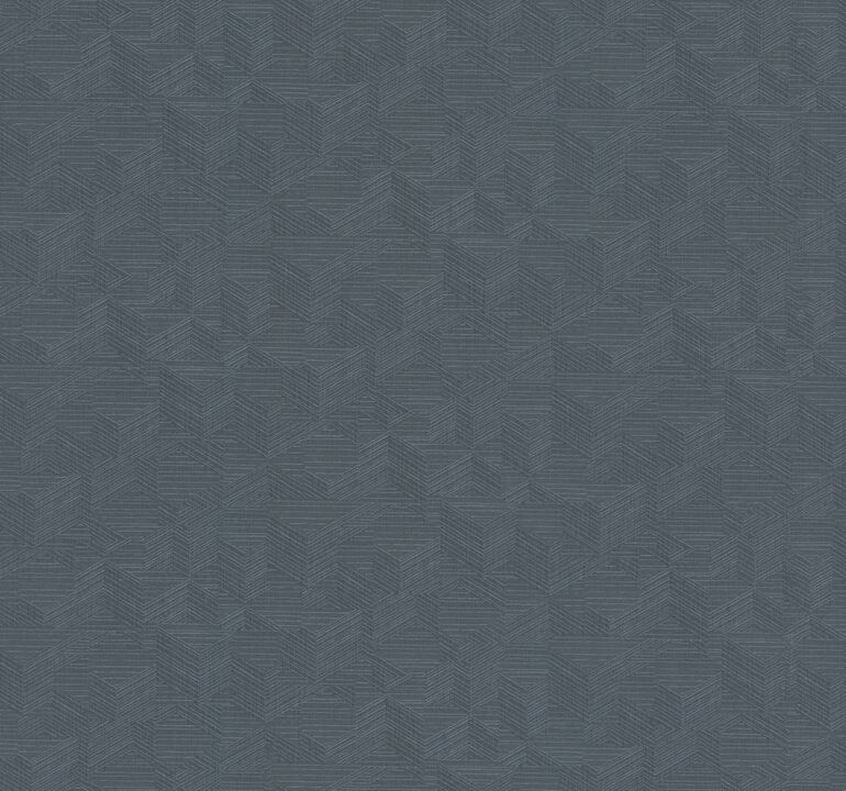 Naila Indigo Geo Weave Wallpaper (Set of 2)