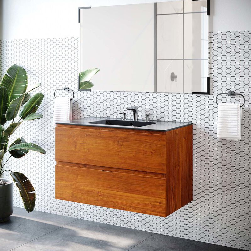 Scenic 36" Wall-Mount Bathroom Vanity image number 7
