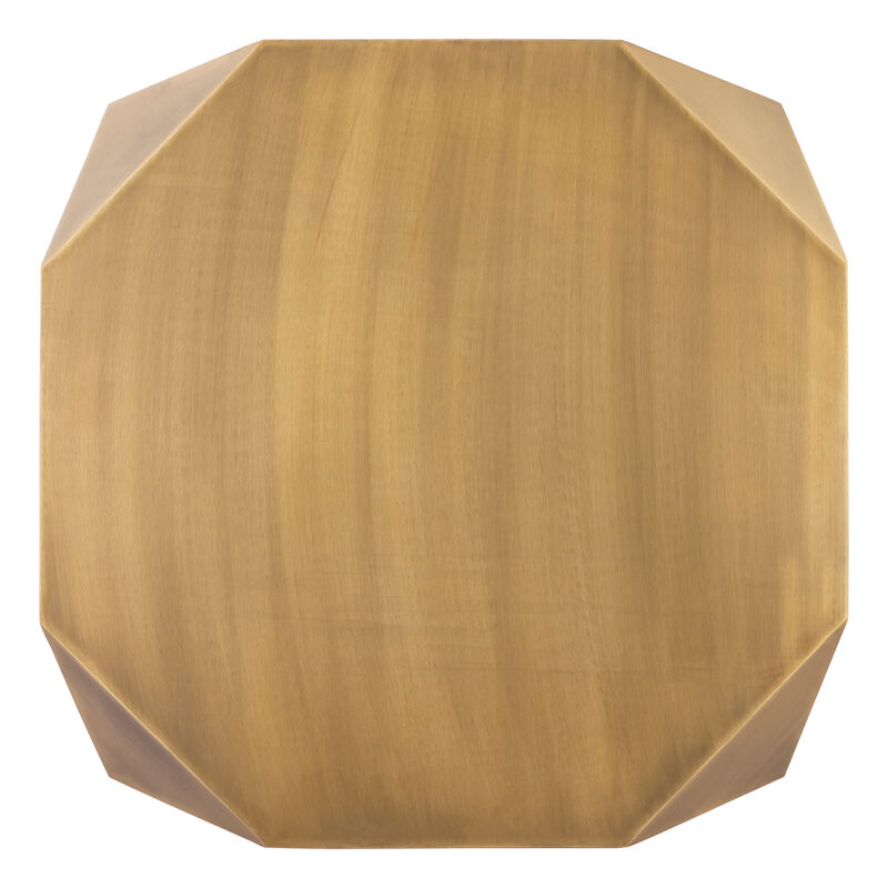 Lorvique Gold Hexagon Coffee Table image number 3