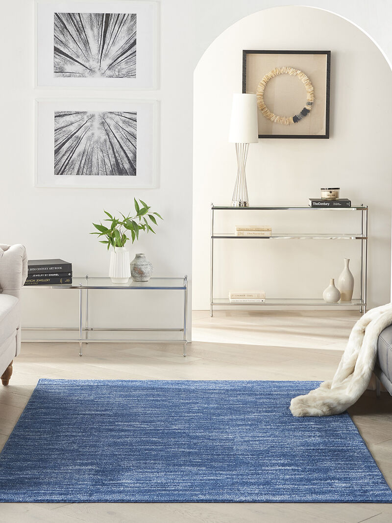 Nourison Essentials NRE01 Navy/Blue 6' x 9' Rug