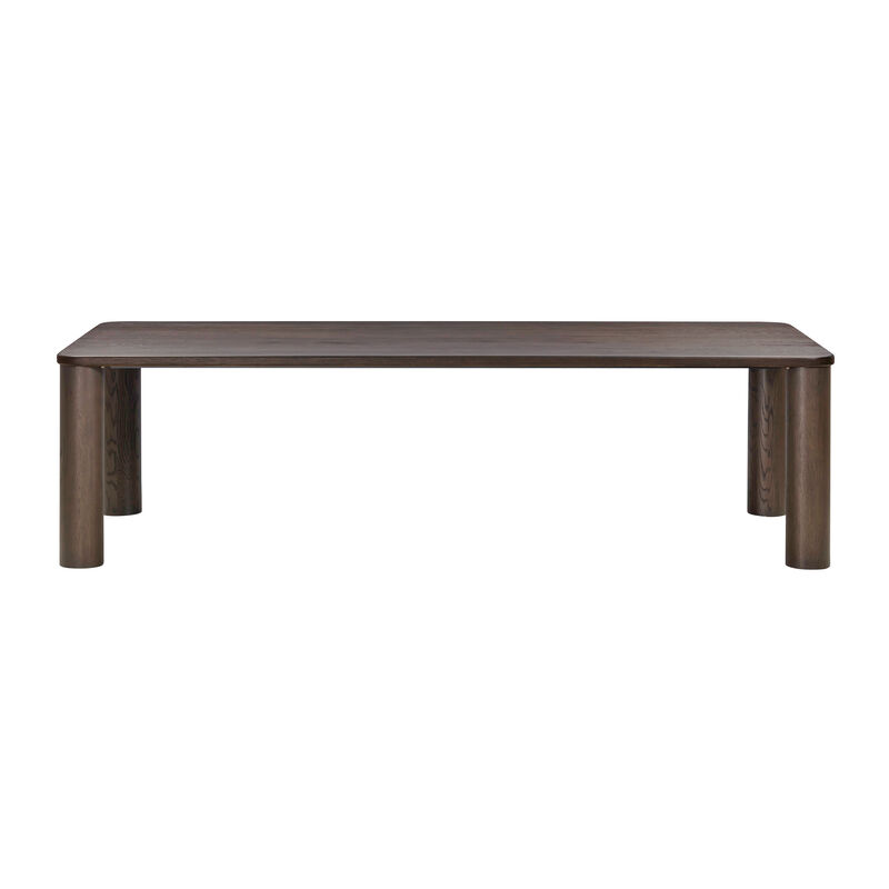 Akola Dark Brown Oak Dining Table image number 2