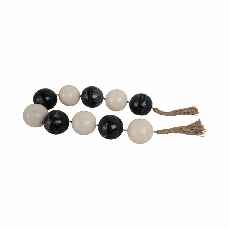 Swirled Resin Beaded Garland image number 1