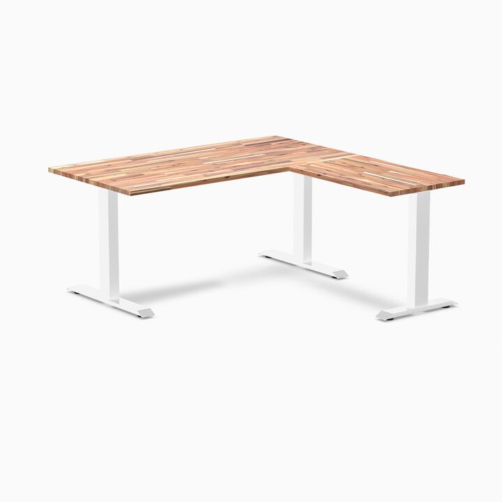 Desky Zero Softwood L-Shape Office Desk