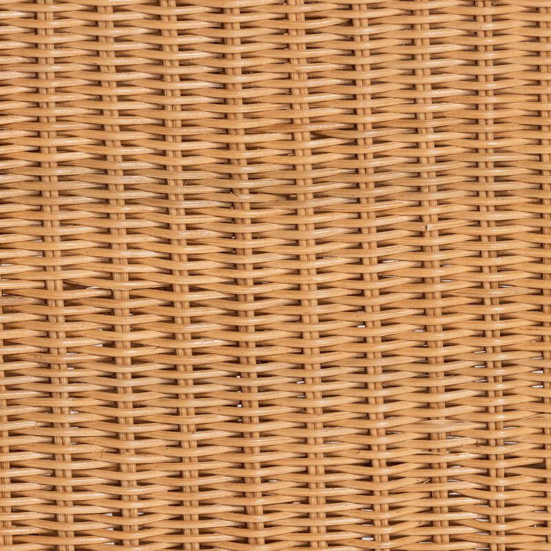 bali & pari Nevada Bohemian Light Honey Rattan Console Table