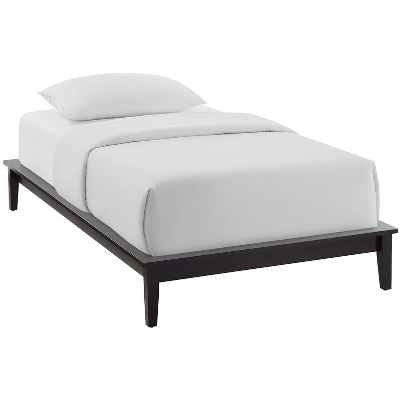 Lodge Wood Twin Platform Bed Frame image number 2