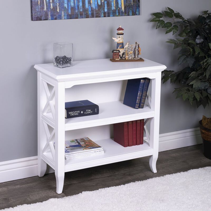 Butler Specialty Company Newport 32W 2 Shelf Bookcase, White