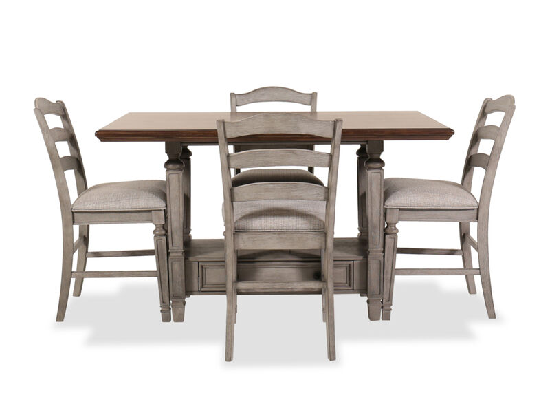 Lodenbay 5 Piece Counter Table Set