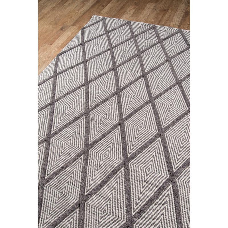 Erin Gates Modern Rectangle Area Rug, Charcoal, 7'6 X 9'6