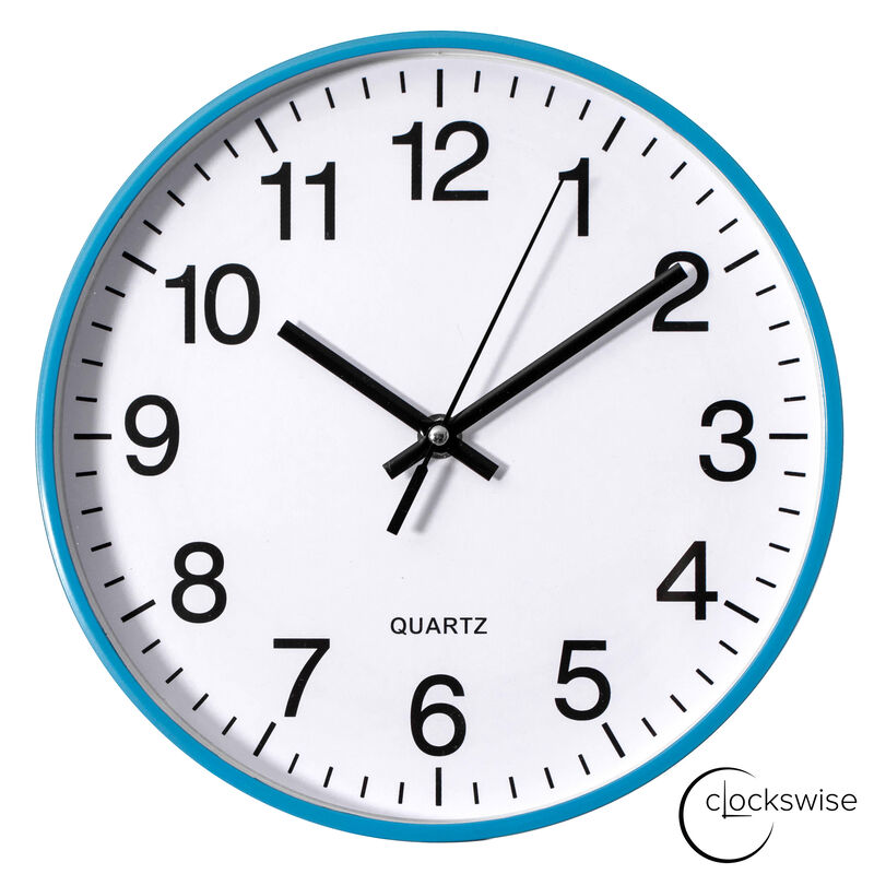 Clockswise Blue 10-In Analog Clock