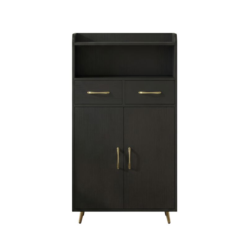 Bathroom Storage Cabinet with 2 Drawers and 2 Doors image number 0