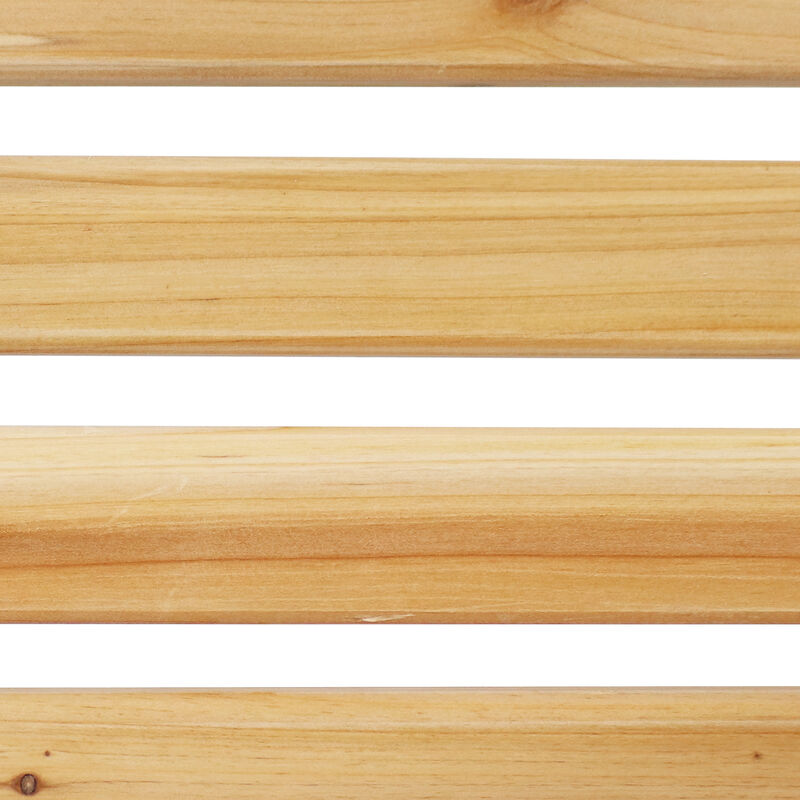 Sunnydaze 2-Person Wooden Porch Swing with Armrests/Chains - Traditional