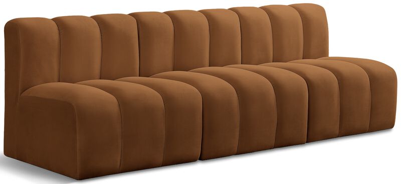 Meridian Furniture Arc Saddle Velvet Modular Sofa image number 0