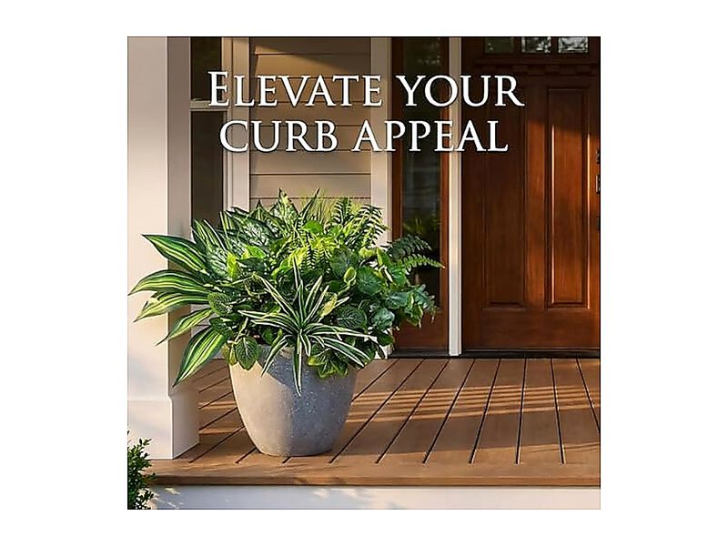 Artificial Plants Outdoor UV Resistant Realistic Greenery Large Bunches Faux image number 3