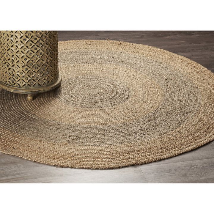 LR Home Boutique Jute Jute Area Rug Indoor