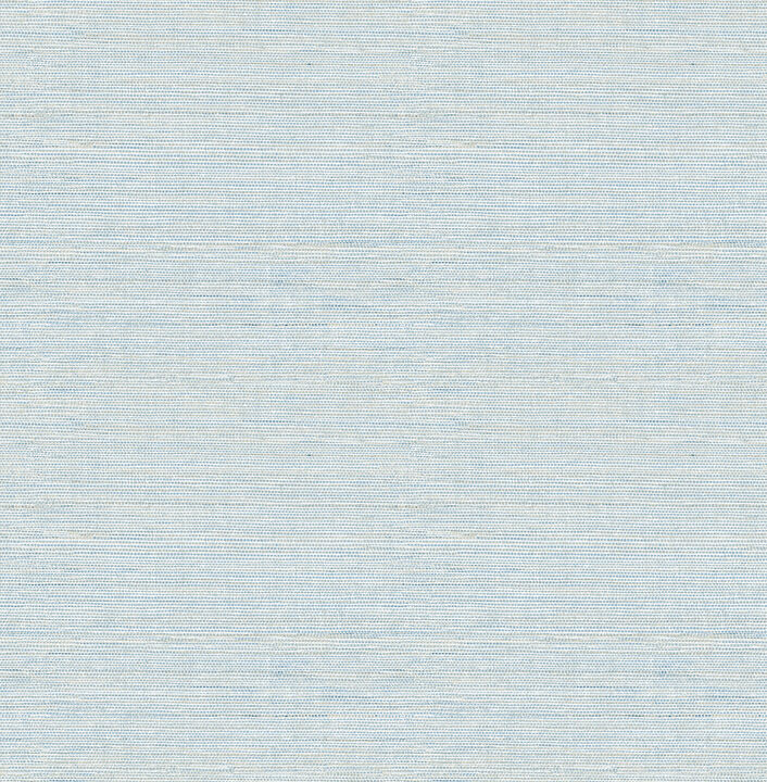 Agave Blue Imitation Grasscloth Wallpaper (Set of 2)