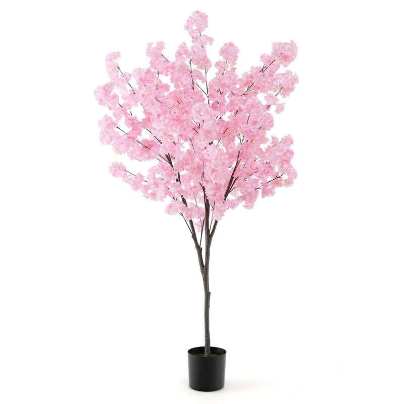 6.5 FT Artificial Cherry Blossom Tree with 1,170 Pink Flowers &ndash; Elegant Floral Decor for Events & Homes