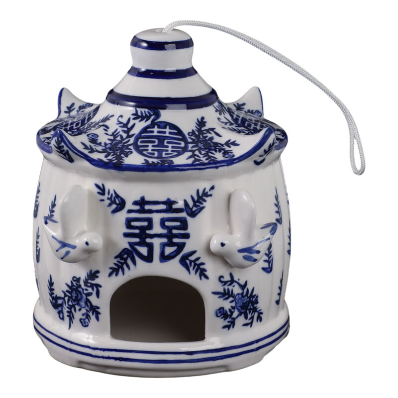 Chinoiserie Pagoda Bird House image number 0