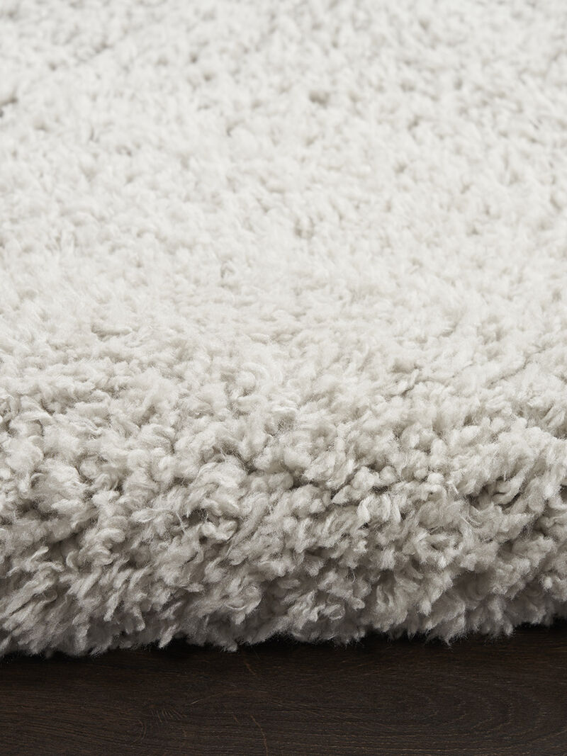 Modern Shag MMD02 Silver 5'3" x 7' Rug