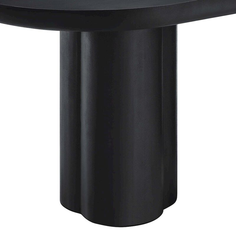 Caspian 72" Oval Concrete Dining Table image number 5