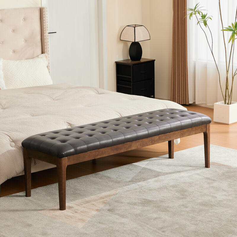 Tumlex Faux Leather Bed Bench image number 3